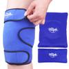 Hilph Knee Ice Pack Wrap, Reusable Adjustable Brace with 2 Gel Hot Cold Packs Around Entire Knee for Pain Relief, Replacement Surgery & Meniscus Tear, ACL, Arthritis, Swelling, Blue view 1