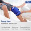 Hilph Knee Ice Pack Wrap, Reusable Adjustable Brace with 2 Gel Hot Cold Packs Around Entire Knee for Pain Relief, Replacement Surgery & Meniscus Tear, ACL, Arthritis, Swelling, Blue view 3