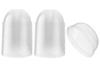 [100 Count] Crystal Clear PET Plastic Dome lids Fits 14, 16, 20, & 24 oz Cups for Iced Coffee, Milkshake, Slurpee, Ice cream, Razzle, Slush, Smoothy, Party's, view 1