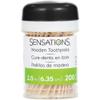Eco-Friendly Wooden Toothpicks - 200 Pcs view 1