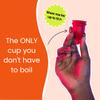 Bfree Menstrual Cup 2-Pack - Reusable Period Cup Leak-Free Eco-Friendly Tampon/Pad Alternative Feminine Hygiene Product for Teens, Women - Includes Size 1 + Size 2 Cups view 3