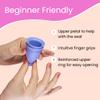 Bfree Menstrual Cup 2-Pack - Reusable Period Cup Leak-Free Eco-Friendly Tampon/Pad Alternative Feminine Hygiene Product for Teens, Women - Includes Size 1 + Size 2 Cups view 4