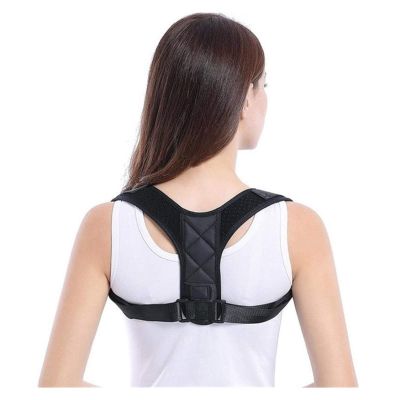 DSMYYXGS Adjustable Shoulder Brace Support Belt Back Posture Corrector Shoulder Straight Support Brace Belt Lumbar Posture Correction (Size : Small)