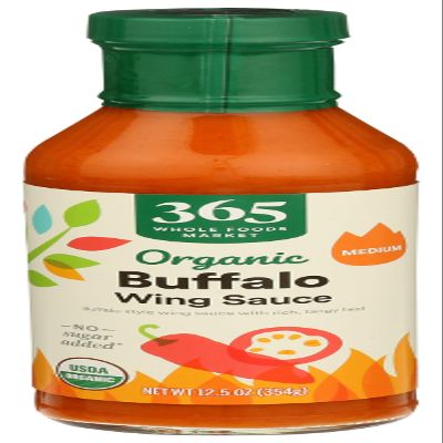 365 by Whole Foods Market Organic Buffalo Wing Sauce Medium, 12.5 Ounce