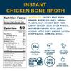 Bare Bones Chicken Bone Broth Instant Powdered Mix | Rich Savory Packets on-the-Go No Artificial Flavors | 100% Grass Fed Keto & Paleo Friendly | 10g Protein | 4 Pack view 2