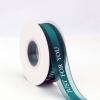 1 Inch Green Chiffon Valentines Ribbon, Just for You Ribbon for Gift Wrapping, Holiday Party, Wedding Decorations, 22 Yards Gift Ribbon for Balloons, Sewing, and Floral DIY Decor view 2