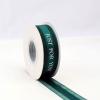 1 Inch Green Chiffon Valentines Ribbon, Just for You Ribbon for Gift Wrapping, Holiday Party, Wedding Decorations, 22 Yards Gift Ribbon for Balloons, Sewing, and Floral DIY Decor view 3