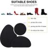 16 Pieces Non-Skid Shoe Pads Self-Adhesive Shoe Grips Anti Slip Pads Noise Reduction Cushion Anti-Shedding Rubber Sole Protector(Simple Style,Black) view 3