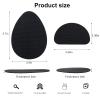 16 Pieces Non-Skid Shoe Pads Self-Adhesive Shoe Grips Anti Slip Pads Noise Reduction Cushion Anti-Shedding Rubber Sole Protector(Simple Style,Black) view 4