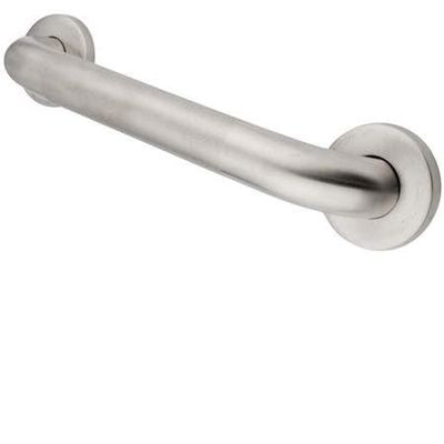 12 Inch Concealed Flange Textured Ada Grab Bar - Stainless Steel