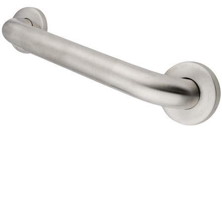 12 Inch Concealed Flange Textured Ada Grab Bar - Stainless Steel