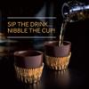 Astor Chocolate Liqueur Cups | 60 Dark Chocolate Ready to Fill Cups | Mini Dessert Shells | Perfect For Gifting | Hostess Gifts | Party Planning | Catering Products | Liquor Accessories | Table Decor view 3