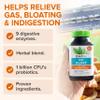 Zenwise Health No Bloat Digestive Enzymes for Gut Health, Gas & Bloating Relief - Multi Enzymes Digestion Supplement with Probiotics, Ginger, Turmeric Dandelion & Lactase - Men & Women - 60 Count view 4