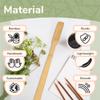 BambooMN 25 Inch Bamboo Wooden Shoe Horn Long Handle for Seniors, Men, Women, 2 Units view 3