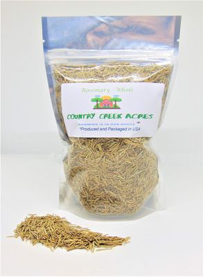 16 oz Whole Rosemary Seasoning - an Aromatic, Sweet, Nutty, Piney Flavor. - A Delicious Seasoning and a Beautiful Garnishment for Your Dishes. - Country Creek LLC