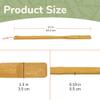 BambooMN 17 Inch Bamboo Wooden Shoe Horn Long Handle for Seniors, Men, Women, 2 Units view 2