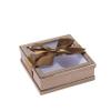 Hammont Clear Window Gift Boxes (3 Pack) Multipurpose Bakery Boxes with Ribbon | Treat Boxes Perfect for Party Favors, Cookies and Cupcakes (Gold, 6 x 6 x 2) view 1
