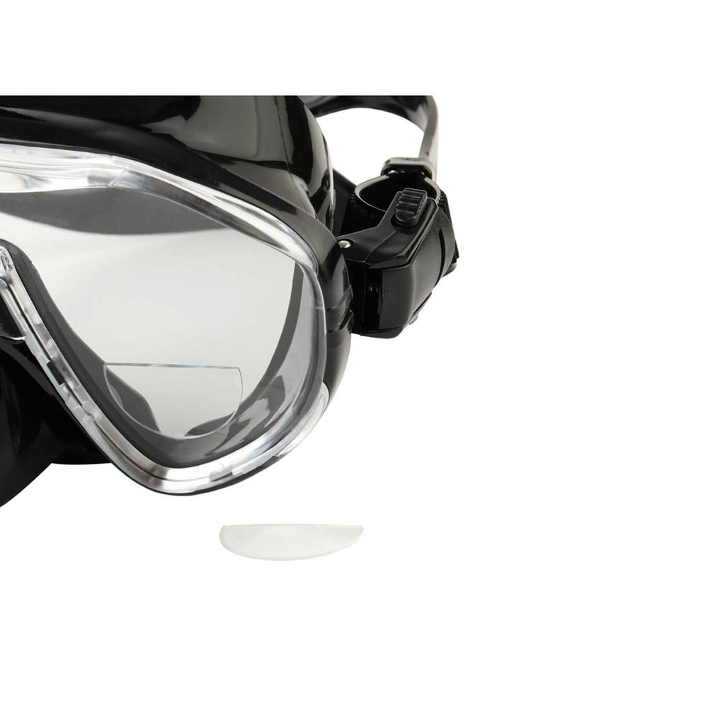 +2.00 Stick On Bifocal Lenses Reader Magnifying Adhesive Reading Lens Sticker Diving Scuba Mask Swimming Goggles Glasses Magnifier Add On (Clear, +200)