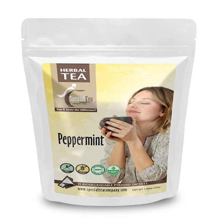 Peppermint Herbal Tea Pyramid 15 Sachets