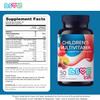 LIVS Children's Multivitamin Gummy - Kids Multivitamin Gummies with Vitamin D2, Omega 3, Zinc, Vitamin C, B12 & More | Gluten-Free, Non-GMO Supplements for Kids  Strawberry, Cherry & Org Taste, 50 Ct view 4