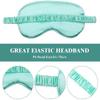4 Pcs Silk Eye Mask for Sleeping Soft Satin Sleep Mask with Ear Plugs with Adjustable Strap Sleep Shading for Women Men Travel Nap Relaxation(Light Colors) view 2