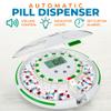 Pointells - Automatic Pill Dispenser with Sound Alarm for Timed Medicine Organizer - 28 Day Pill Dispenser Machine for Elderly with Alarm, Sound, Light - Timed Medication Dispenser Organizers view 2