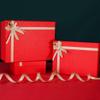 1set Cheerful Year Wrapping Box Red Wedding Container for Candy and Crafts Design for Festive Celebrations view 4