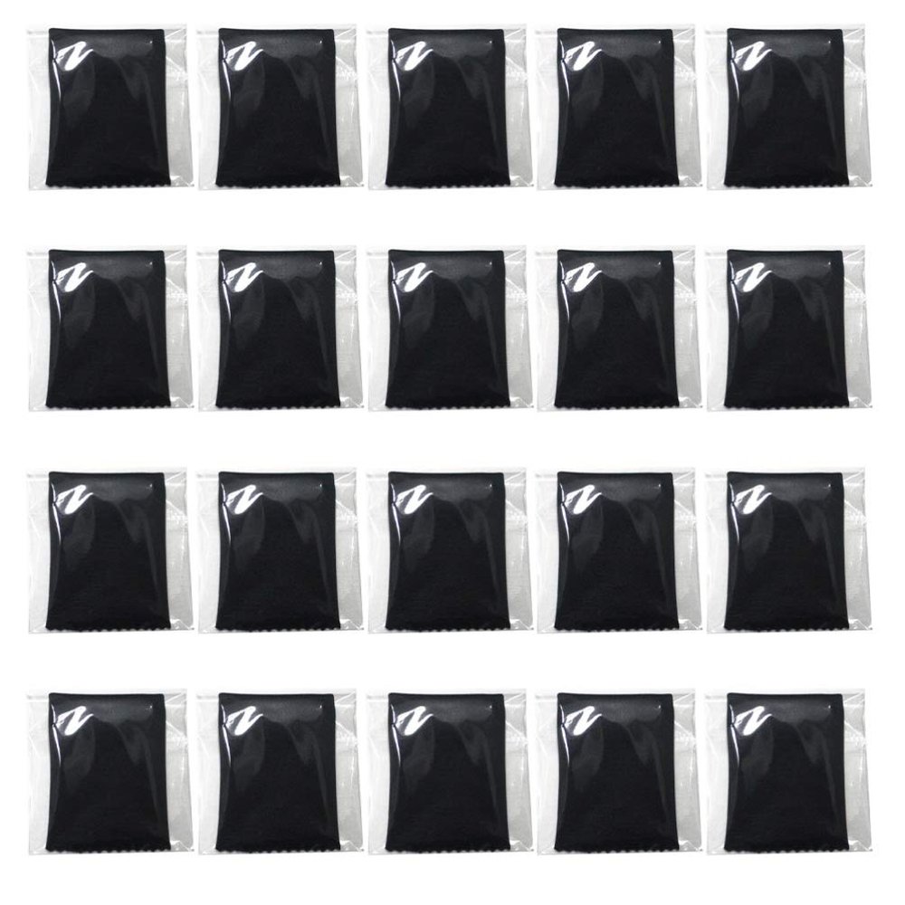 EXCEART 50pcs Microfiber Cleaning Cloths for Glasses Lenses and Jewelry Soft Absorbent for Screen and Cleaning for Delicate Items