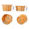 MTFZD Solid Wood Foot Bath Bubble Foot Barrel Pedicure Basin Foot Washing Barrel Thicken Foot Spa Wooden Tub Household Relaxing Massage Bucket Middle-Aged and Elderly (Size : 31x36x19cm) view 4