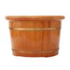 MTFZD Oak Foot Washing Barrel Home Relaxing Foot Bath Tub Foot Spa Massage Bucket Thicken Pedicure Bowl Wash Basin Middle-Aged and Elderly Health Care Gift view 2