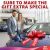 Zoe Deco - Happy Birthday Car Bow - Red, 30 Inch - Giant Car Bow Pre-Printed w/Happy Birthday - Large Gift Wrapping for Huge Present view 2