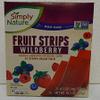 Simply Nature NON-GMO Fruit Strips Raspberry 21 Strips Value Pack - PACK OF 3 view 1