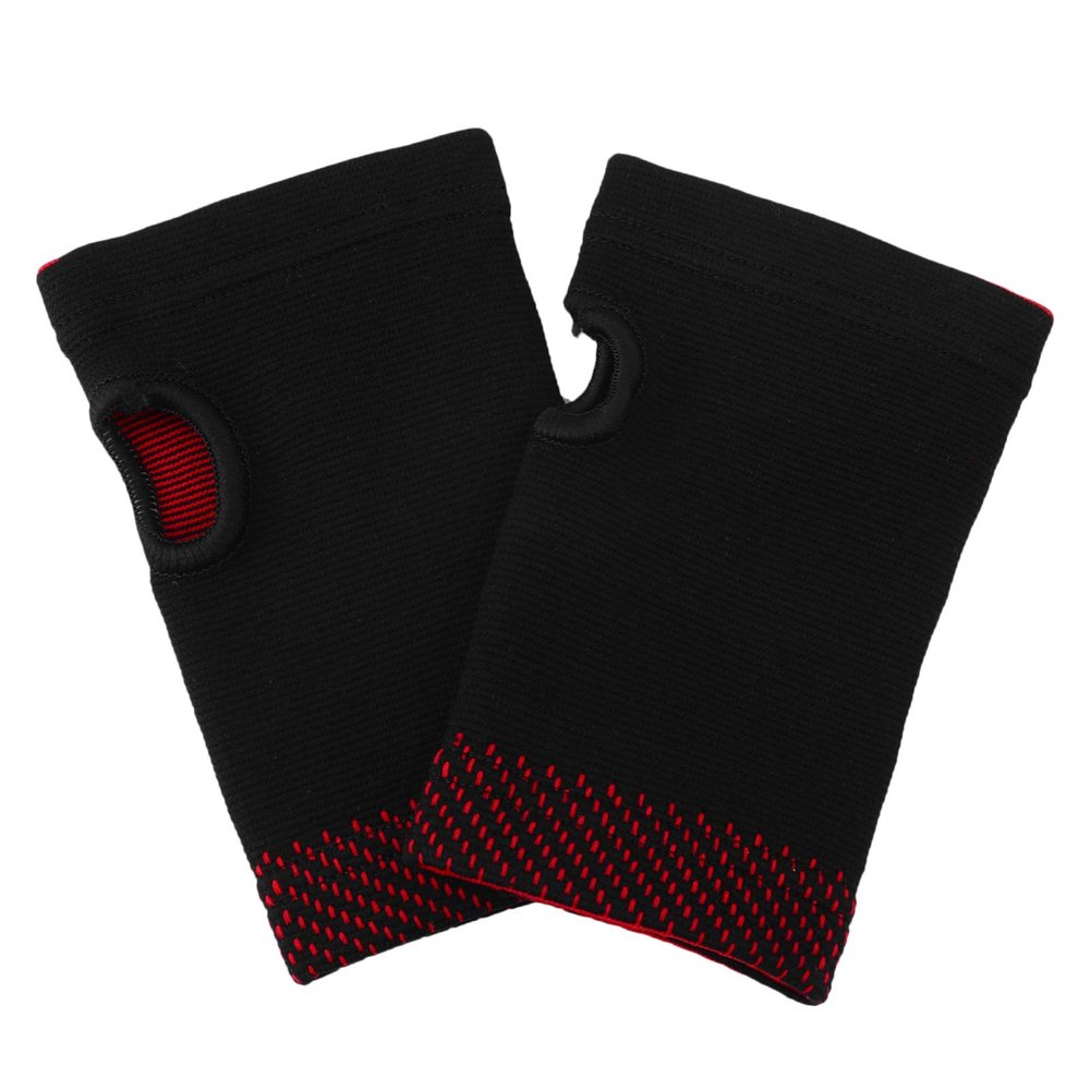 Healifty 1pair Compression Wrist Support Gloves for Sports Everyday Activities Breathable Palm Guard for Carpal Tunnel Relief Comfortable Wrist Bracer for Golf Tennis Yoga and More