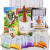Perfect TEA LOVERS mom or grandma gift, Tazo tea bags, Mug, Cookies, Honey, cinnamon, GET WELL SOON, thinking of you or thank you care package gift basket view 1