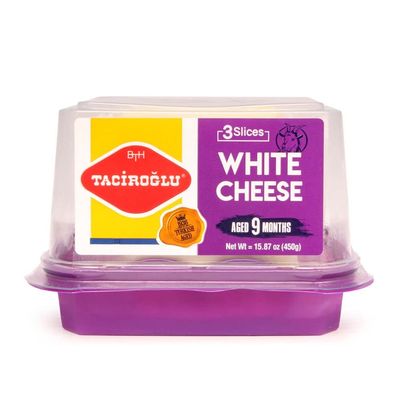 TACIROGLU AGED GOAT CHEESE (3 SLICES) 450GR - Halal- Product of Turkey