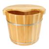 MTFZD Wooden Foot Bath Barrel Pedicure Basin Acupuncture Point Massage Foot Spa Tub Household Fatigue Relief Foot Washing Barrel Middle-Aged and Elderly Health Care Gift view 1