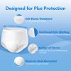 SUNKISS TrustPlus Incontinence Disposable Underwear for Men and Women, Adult Pull Ups with Heavy Absorbency, Leak Protection, Odor Control, Large, 64 Count (4 Packs of 16) view 4