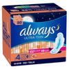 Always Always Ultra Thin Size 4 Overnight Pads with Wings Unscented 80 Ct. view 1