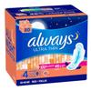 Always Always Ultra Thin Size 4 Overnight Pads with Wings Unscented 80 Ct. view 2