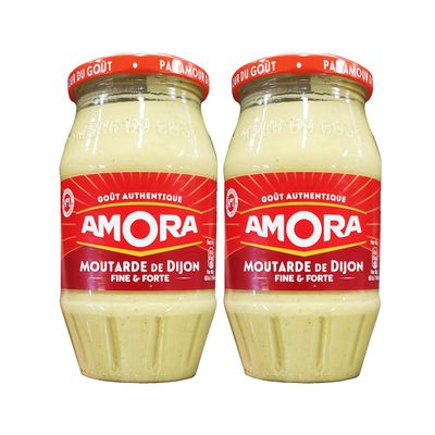 Amora French Moutarde de Dijon - Dijon Mustard (2 Pack, Total of 31oz)
