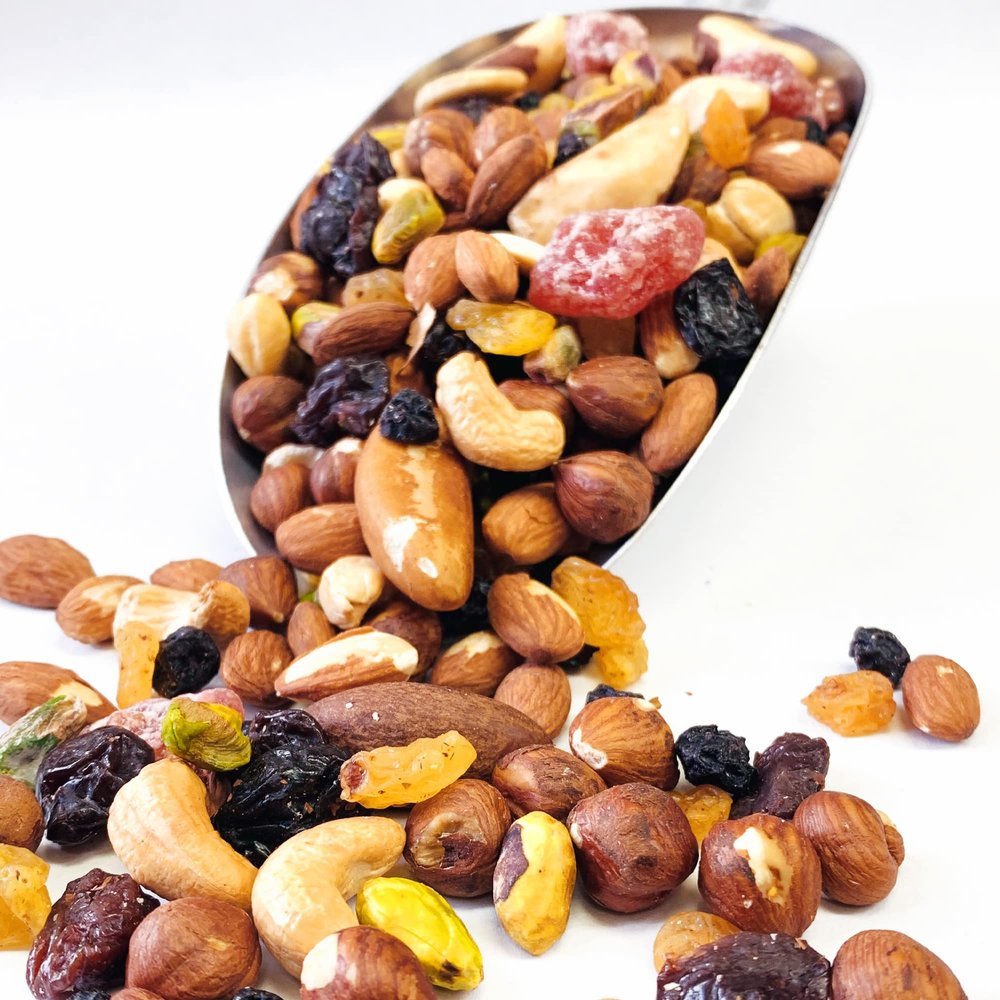 NY SPICE SHOP Antioxidant Trail Mix with Mixed Nuts - Dried Fruit Healthy Snacks for Adults and Kids - Nut Snack Packs - 5 Pound