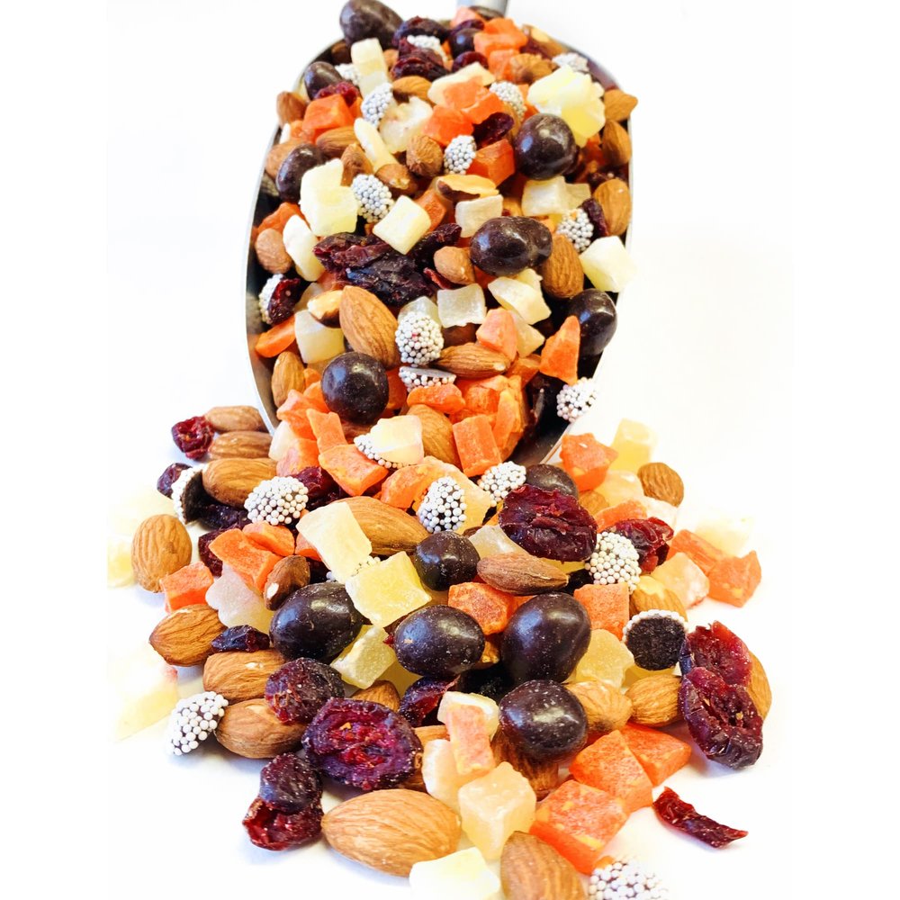 NY SPICE SHOP Cool Brew Espresso Trail Mix with Mixed Nuts - Dried Fruit Healthy Snacks for Adults and Kids - Nut Snack Packs - 1 Pound