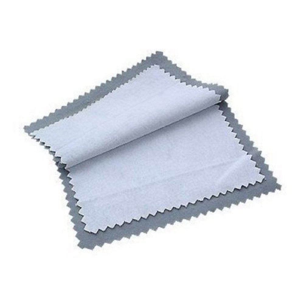 Grey Jewelry Care Cloth for Gold, Silver, Sterling, Platinum - 11x14