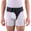 FlexaMed Left Side Inguinal Hernia Groin Belt Black (M 32-36) view 1
