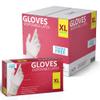AroPaw New Disposable Latex Gloves, Powder Free 10 Boxes 1000 Gloves (Xl) view 1