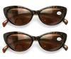 2 Pairs BIFOCAL Women Cateye Black Tortoise Reading Sunglasses - Outdoor Cat Eye Readers (2 Tortoise, 2.50) view 2
