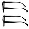 2 Pairs BIFOCAL Women Cateye Black Tortoise Reading Sunglasses - Outdoor Cat Eye Readers (2 Black, 1.25) view 3