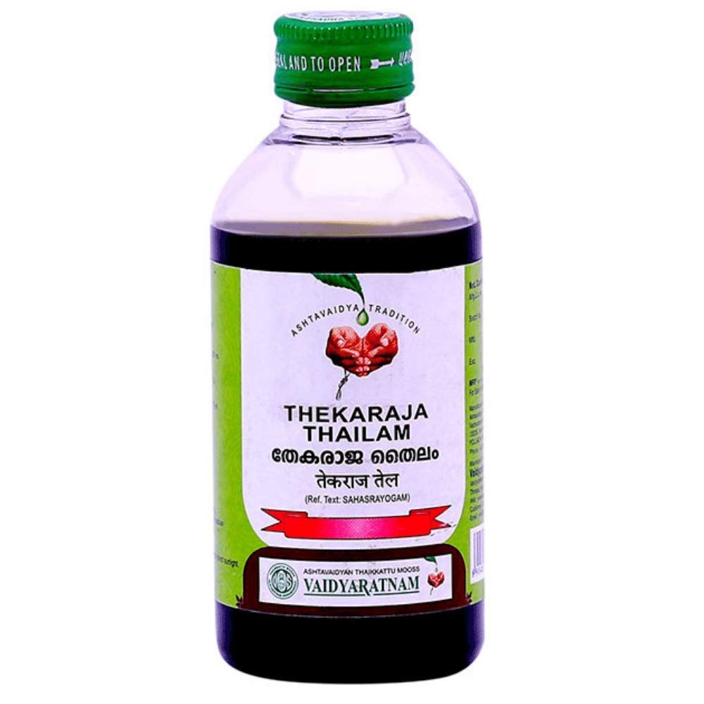 Vaidyaratnam Thekaraja Thailam 200 ml (Pack Of 2)_Alida