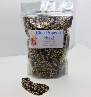 3 lbs Blue Popcorn Seed - Un popped Kernels for popping - Large Butterfly Popcorn- Versatile product, makes for a delicious snack or family fun crafts! Works with most poppers. Country Creek LLC