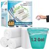 1.2 Gallon (5 Liter) Small Trash Bags (440 Count) Bathroom Garbage Bags 1 Gallon Clear Plastic Wastebasket Can Liners for Home and Office Bins, 440 Bags view 1